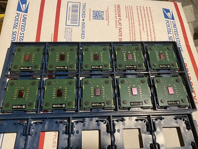 Lot Of 50 Vintage Socket 462 AMD Duron 1.8Ghz Applebred 453-pin CPU DHD1800DLV1C