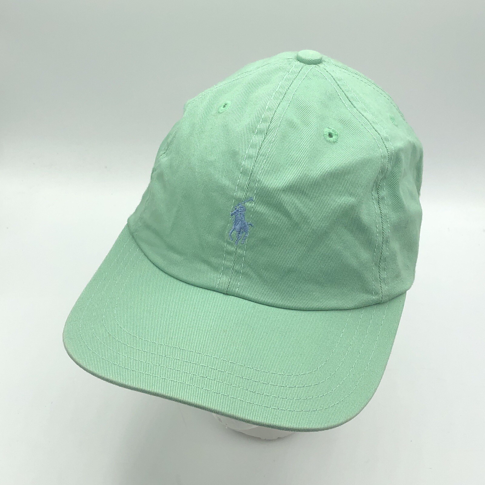 Polo Ralph Lauren vintage sportiva verde piccolo pony elasticizzata chiusura posteriore made in USA