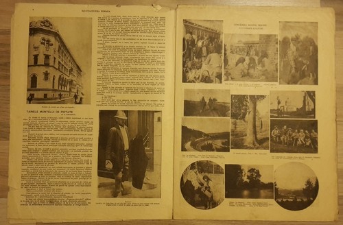 Mary Brian, Gary Cooper, zoológico, hipódromo, polo, caballo, moda, revista Rumania 1929 - Imagen 3 de 9