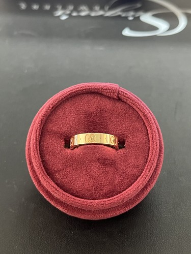 Gucci Icon 18k Rose Gold Ladies Ring Size 6.5