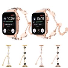 Women Floral Bracelet Band for Apple Watch 11 10 9 8 7 6 5 4 SE 41/42/44/45/46mm