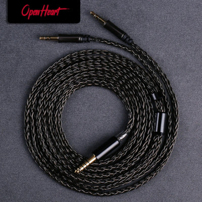 OPENHEART 16 Core Headphone Cable 1 to 2 Jack Dual 3.5/2.5/4.4Mm/XLR Balance 