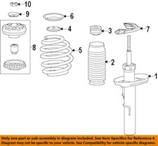 GM OEM 18-11 Camaro Front Suspension Struts Components-Washer 13502405