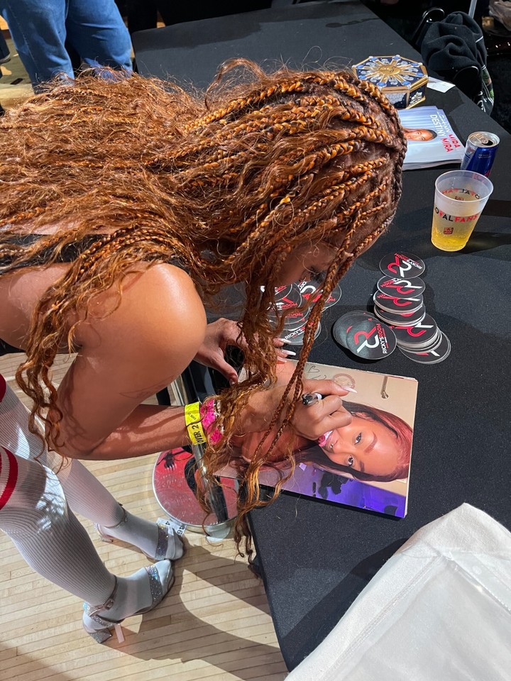 Destiny Mira NUDE Sexy Adult Model Autographed Signed 8x10 Photo COA