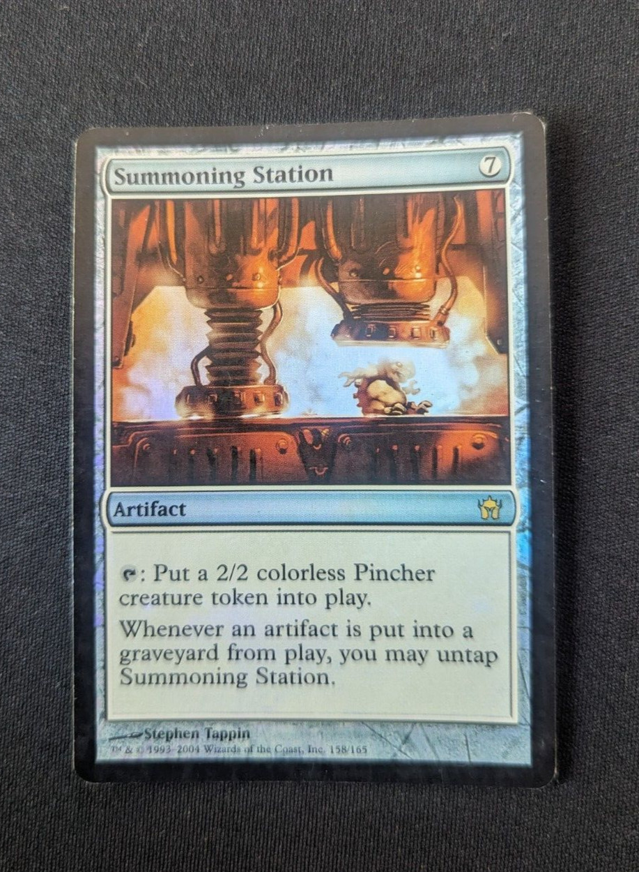 Magic Mtg FOIL Fifth Dawn Summoning Station   lightly played