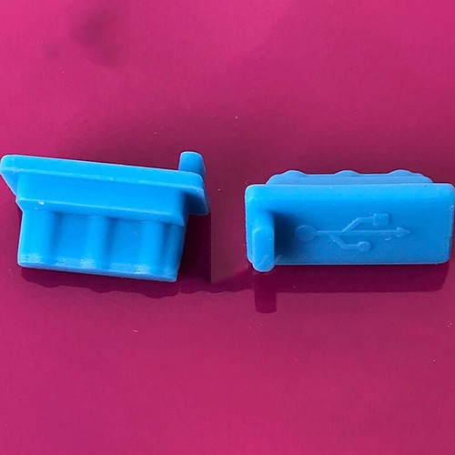 10X USB Dust Plug Charger Port Cover Cap Female Jack Interface Dustproof Protect - Photo 9 sur 15