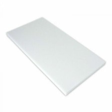 10 PANNELLI FONOASSORBENTI IN POLIESTERE Ignifugo 100x50x3cm BIANCO