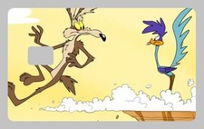 Wile E Coyote and Road Runner Fan Art Credit Card Decal