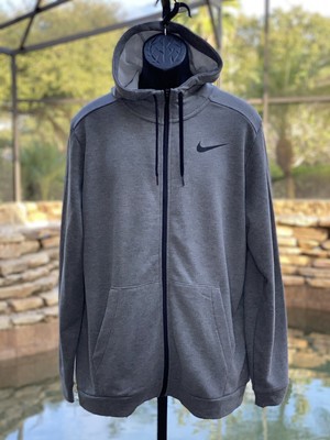 NIKE DRI-FIT FULL-ZIP TRAINING HOODIE [CJ4317-071] (LARGE) | eBay