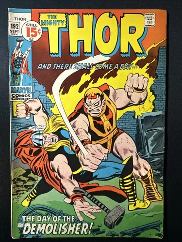 The Mighty Thor #192 1971 Marvel Comics Vintage Bronze Age 1st Print Very Good