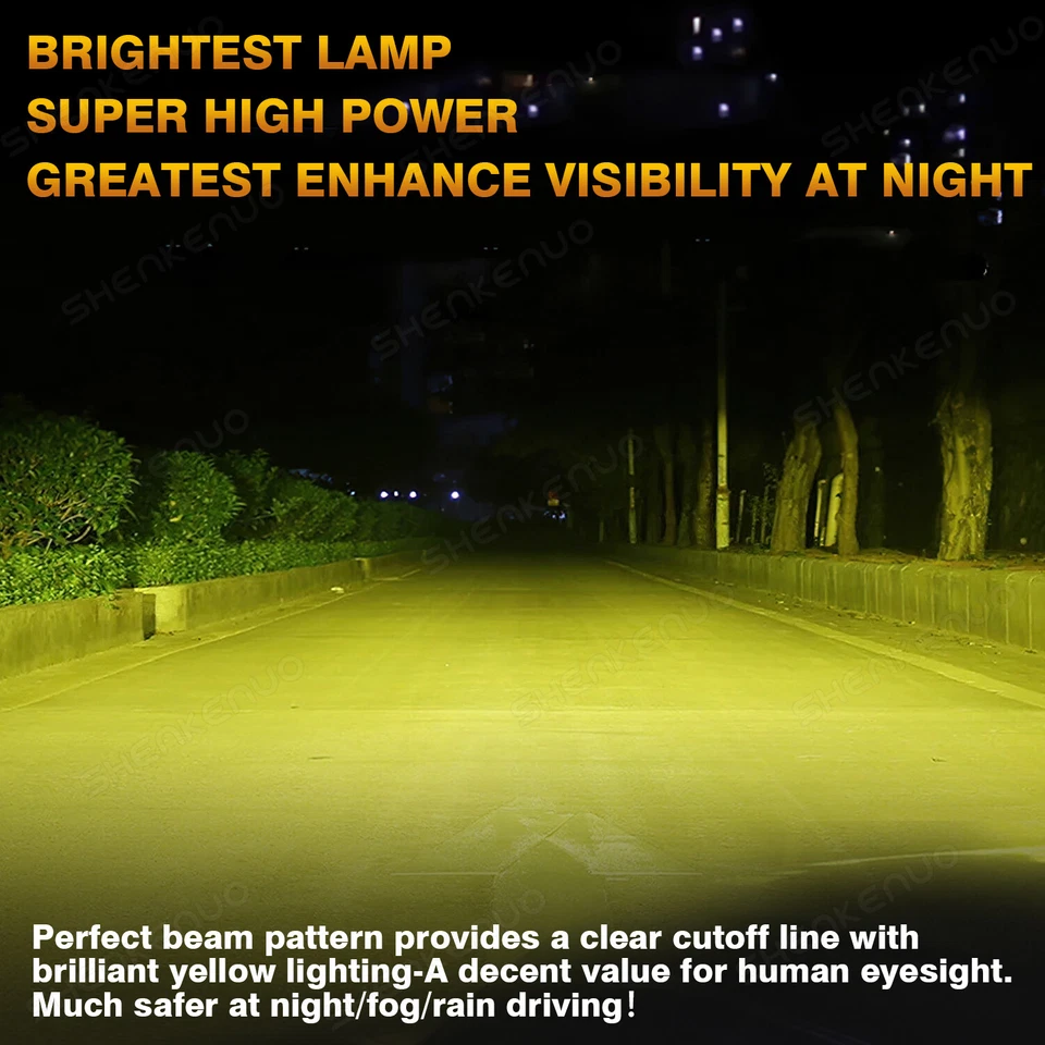 Faro antiniebla parachoques amarillo para Mitsubishi Outlander Sport ASX RVR 2007-2020 Foto 2 de 4