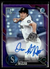 2016 Bowman Chrome Purple Refractor Joe Rizzo Auto 229/250