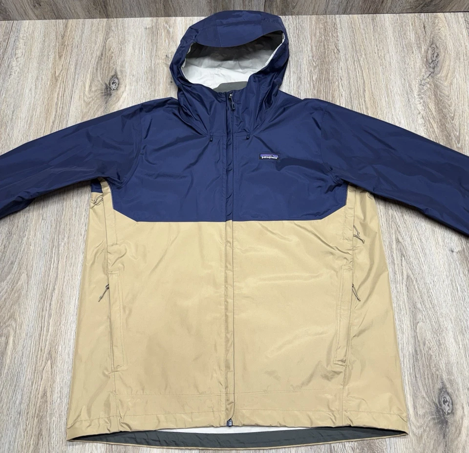 Chaqueta de Lluvia Patagonia Torrentshell Para Hombres XL Con Capucha Nylon H2No Impermeable Foto 3 de 4