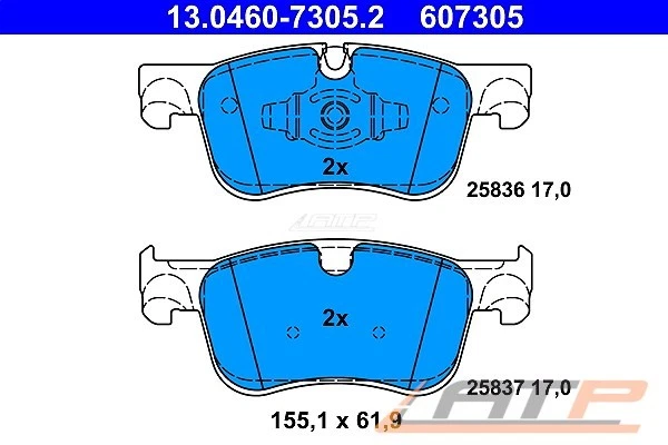 ATE BREMSENSET VORNE FÜR Citroën C4 Picasso Grand C4 - Bild 3 von 4