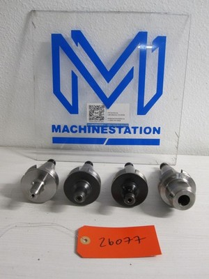 4x Lot of 4 BT40 Tool Holders fits Methods MV-1000H VMC Mill ER Collet Chuck