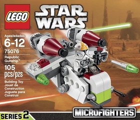 LEGO Star Wars: Republic Gunship Microfighter (75076) 105 pcs. Retired
