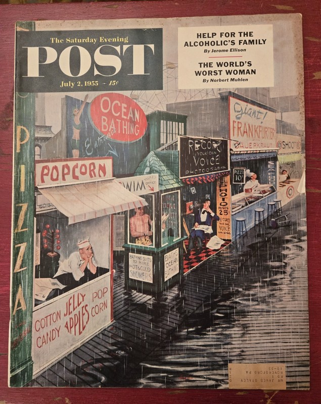 The Saturday Evening Post July 2 1955 Alcoholism Family Recovery Ellison AA