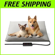 Large Heated Pet Mat - Waterproof, Chew Resistant