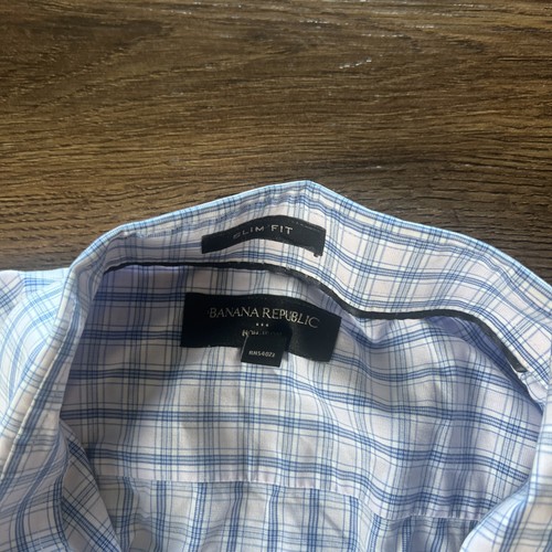 Banana Republic Shirt Slim Fit Size M Long Slevee - Picture 2 of 4