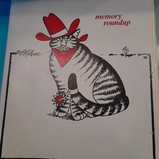 Vtg. Kliban the Cat Cowboy Kitty Lg. Scrapbook Unused NOS Rare Collectable