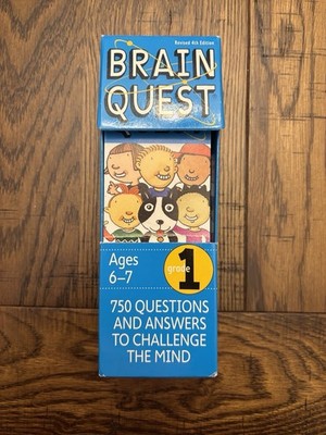 Brain Quest - 750 Questions & Answers to Challenge Mind - Grade 1 - Ages 6-7
