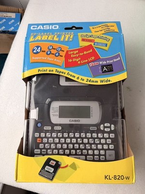 1PC NEW Original  CASIO KL-820 6-24MM  KL-820 By DHL Fast Shipping
