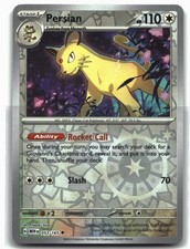 Persian Pokemon Uncommon Reverse Holo SV: Scarlet & Violet 151 MEW 053/165 Naoki