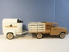 1961 Tonka Farms Rack Truck w/Horse Trailer Nice Original