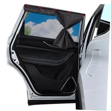  Car Window Shades 2-Pack | 3-in-1 Double-layer three opening methods