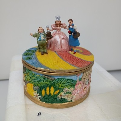 Ardleigh Elliott Wizard Of Oz Music Box Munchkin Land Dorothy Glinda 