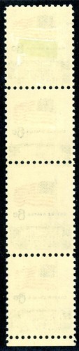 EFO 1338 SCARCE MISPLACED HORIZONTAL PERF ROW: TWO NORMAL ONE MINI, ONE JUMBO! - Picture 2 of 2
