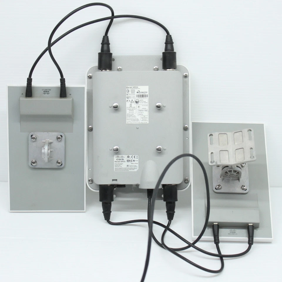 Cisco Meraki MR66 Dual-Radio Outdoor Cloud Managed PoE Access Point 2x MA-ANT-21 - Image 4 of 4