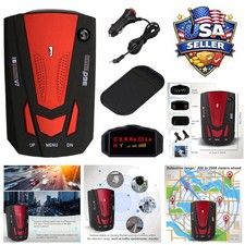 LED Display Car Radar Detector for Safe Driving - Built-in GPS  Voice Alerts