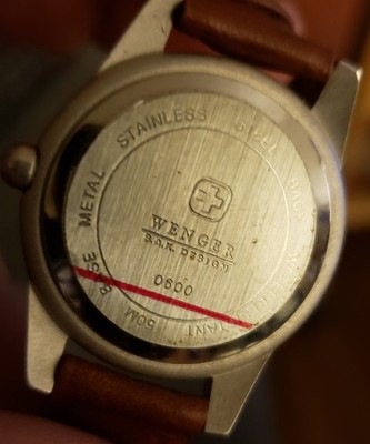 Wenger Womens Watch SAK Design 0600 Ladies Swiss Date 50m for sale