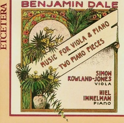Music for Viola and Piano Rowland-Jones/Immelman (CD) (UK IMPORT)