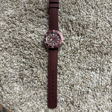 Seiko Prospex Samurai Automatic Red Dial 41.7mm Case Men's Watch SRPL11 4