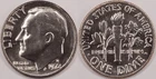 United States 1972 D 10 Cents Roosevelt Dime KM#195a Clad Torch Olive Oak Branch