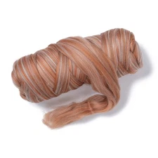 multi Colored Natural Wool roving, 1 lb. Best Wool for Needle Felting, Wet Fe...