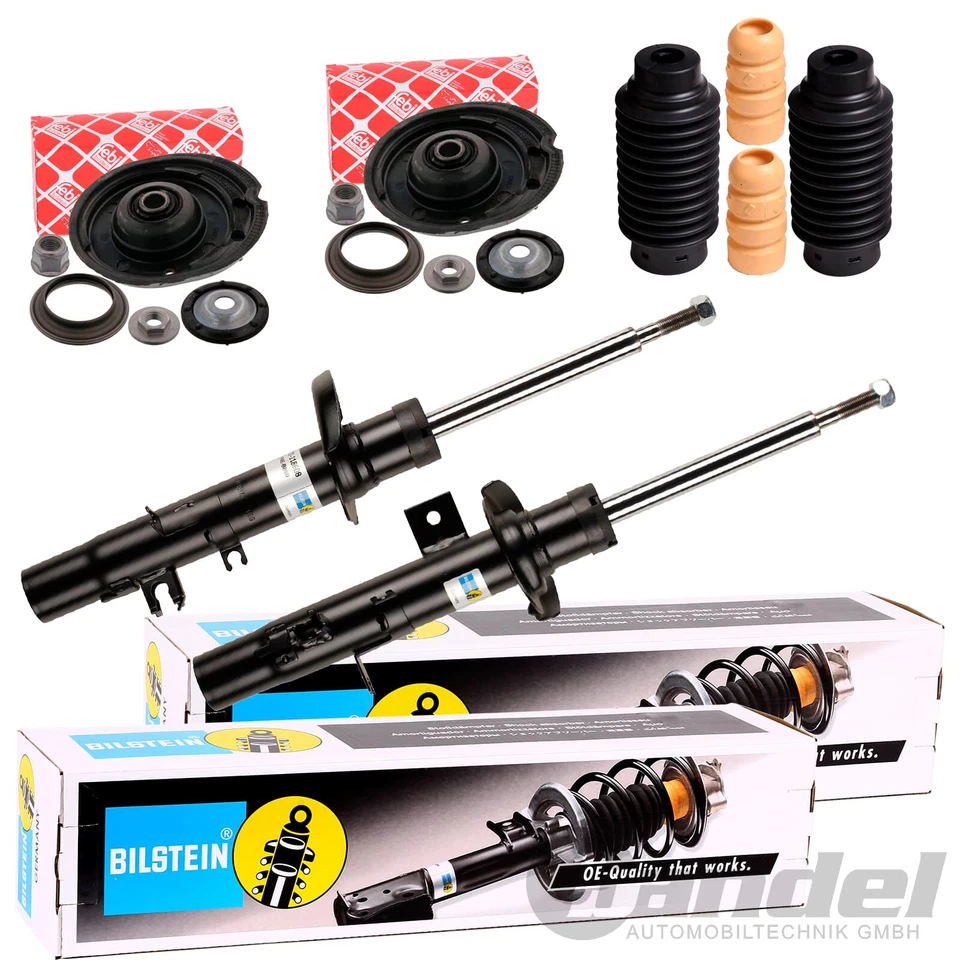 2x BILSTEIN B4 Amortisseurs à Pression de Gaz + Pallier Avant Pour Citroen C3 C2