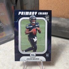 2025 Donruss Optic FOTL Jalen Milroe Purple Stars Rookie Primary Colors /25