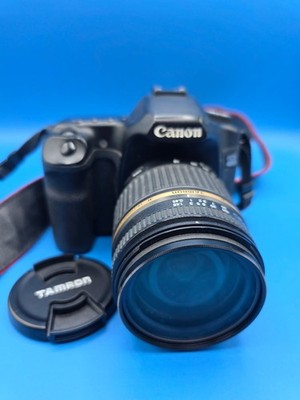 Canon Eos 40d With Tamron Af 18-250 MM Lense Batteries And Case Flash