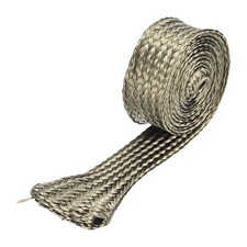 Heat Shield Sleeve 0.4" ID 3Ft Fuel Line Heat Shield Sleeve 800 Titanium