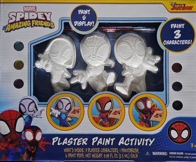 Spidey and His Amazing Friends Plaster Paint Activity