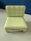 Vintage 2005 Mattel Barbie Totally Real House Furniture Green Convertible Chair