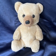 Vintage 1977 Dakin Teddy Bear Plush Beige Stuffed Animal Toy Musical Works