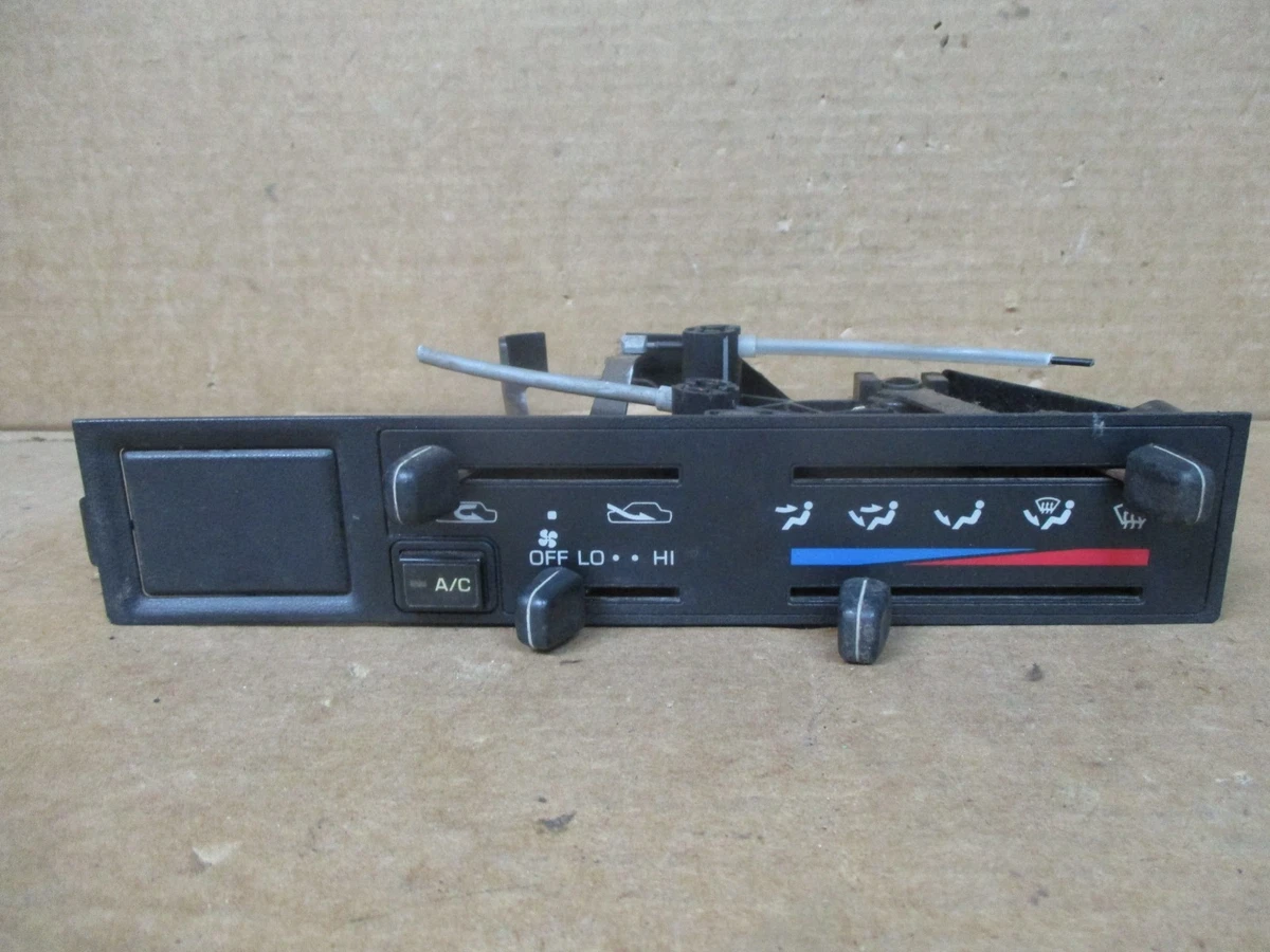Heater A/C Control Bezel Faceplate For Toyota Pickup & 4Runner 1984-1989