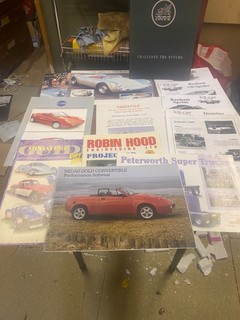 Bundle Kit Car Brochures Literature Domino Banham Onyx Robin Hood GTM Midas