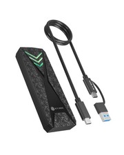 ICY BOX M.2 NVMe SSD Case (USB 3.2 Gen 2 Type-C, 10Gbit/s) RGB Lighting for M-Ke