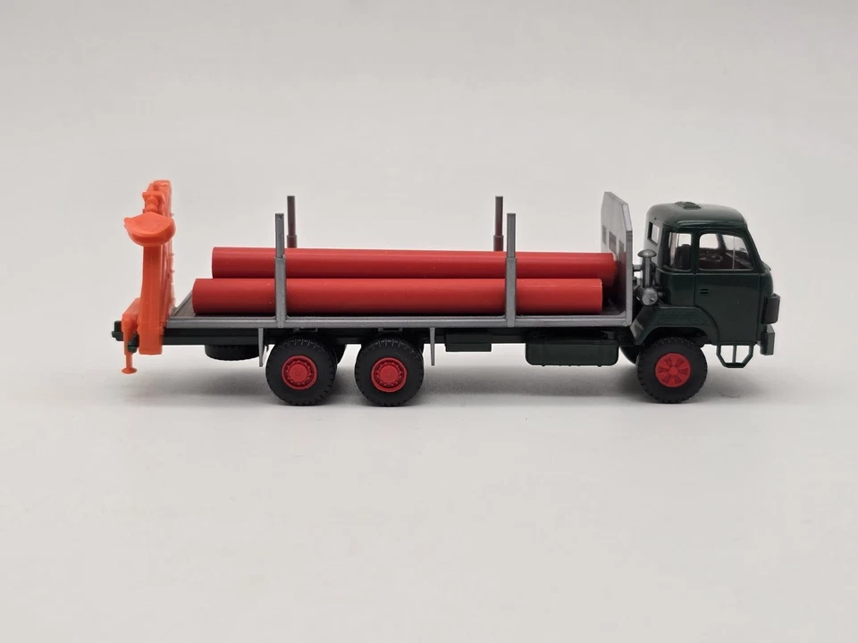 Roskopf Modell H0 1:87 Saurer Rungen LKW mit Ladekran und Ladung - (136) - Bild 3 von 4