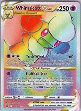Whimsicott VSTAR 175/172 Rainbow Rare Brilliant Stars Pokemon Holo NM on eBay